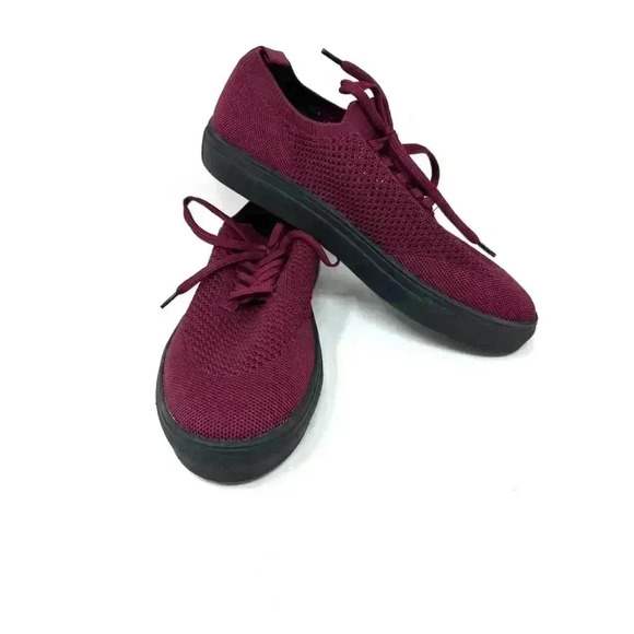 Flatheads Luft Ultralight Knit Sneakers Shoes Unisex Size 9 Crimson - Picture 3 of 12